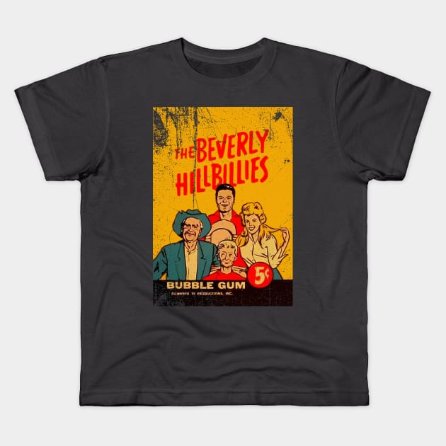 Beverly Hillbillies Vintage Distressed Kids T-Shirt by offsetvinylfilm